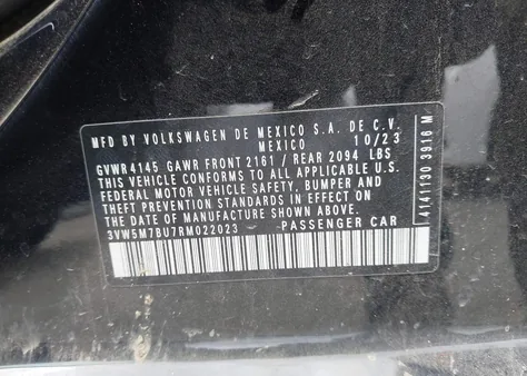 3VW5M7BU7RM022023